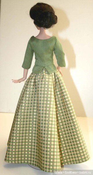 Выкройка PDF в натуральную величину / жакет на шнуровке, юбка, бюстье для куклы Deja Vu Тоннер 40 см (фото 4)