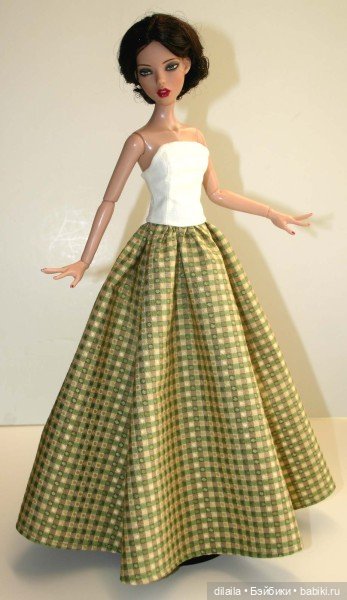 Выкройка PDF в натуральную величину / жакет на шнуровке, юбка, бюстье для куклы Deja Vu Тоннер 40 см (фото 6)