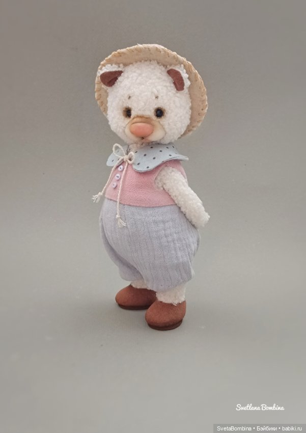 Мишка "Пироженка" — Авторские игрушки (фото 4)