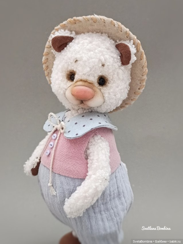 Мишка "Пироженка" — Авторские игрушки (фото 5)