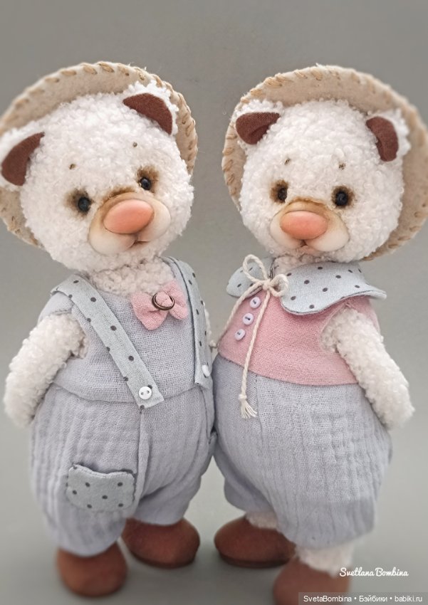 Мишка "Пироженка" — Авторские игрушки (фото 7)