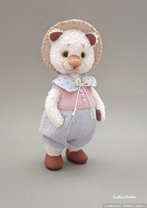 Мишка "Пироженка" — Авторские игрушки (фото 3)