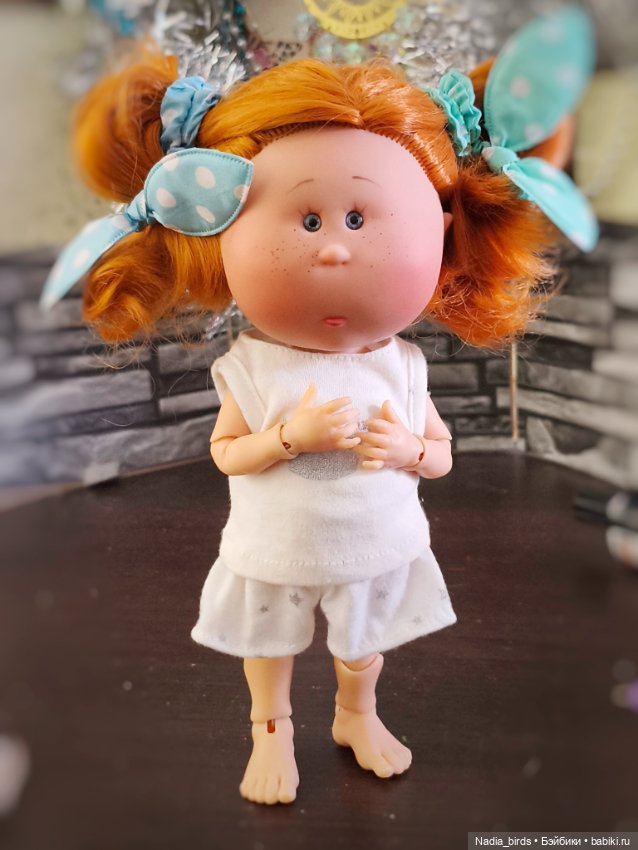 Мини Булочка Мия 23см на бжд-теле (фото 8)