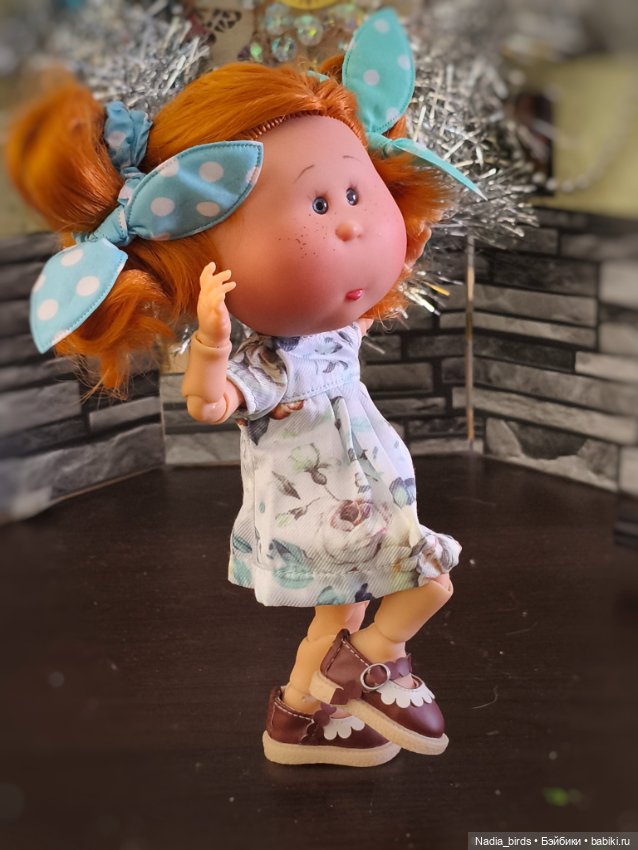 Мини Булочка Мия 23см на бжд-теле (фото 4)