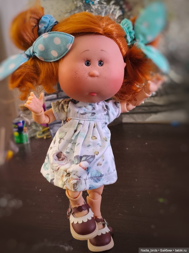 Мини Булочка Мия 23см на бжд-теле (фото 2)