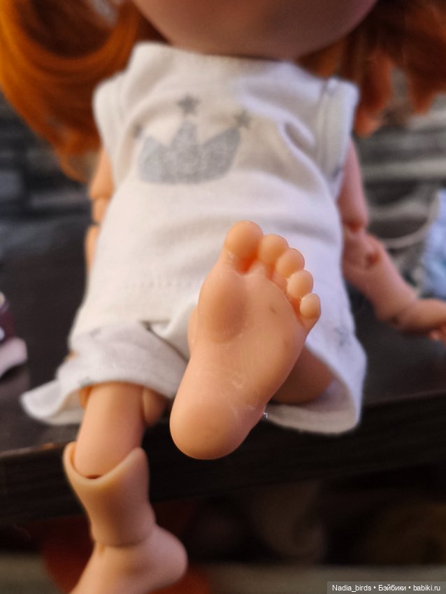 Мини Булочка Мия 23см на бжд-теле (фото 3)