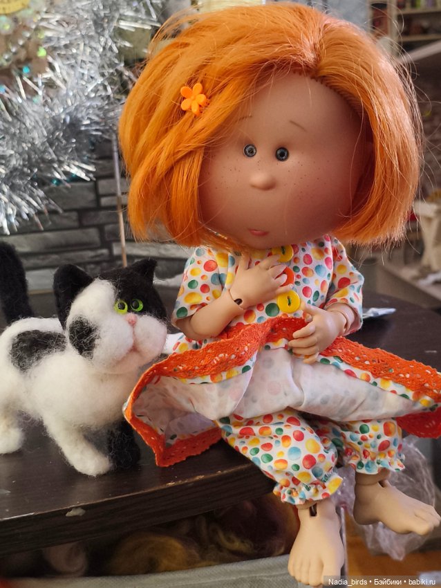 Булочка Мия 30см на бжд-теле (фото 8)