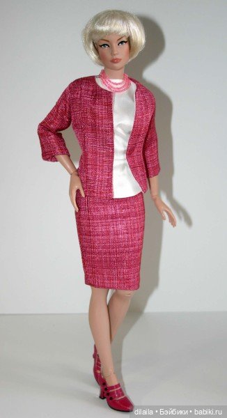 Выкройка PDF в натуральную величину / жакет, юбка, блузка для кукол Тоннер RTB101 и похожих, 40 см (фото 5)