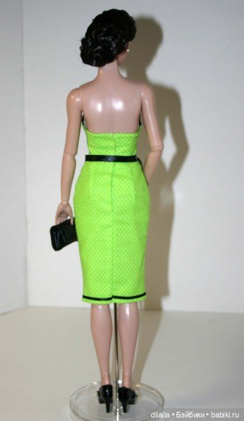 Выкройка PDF в натуральную величину / платье-футляр и болеро для кукол Тоннер RTB101 и похожих, 40см (фото 6)