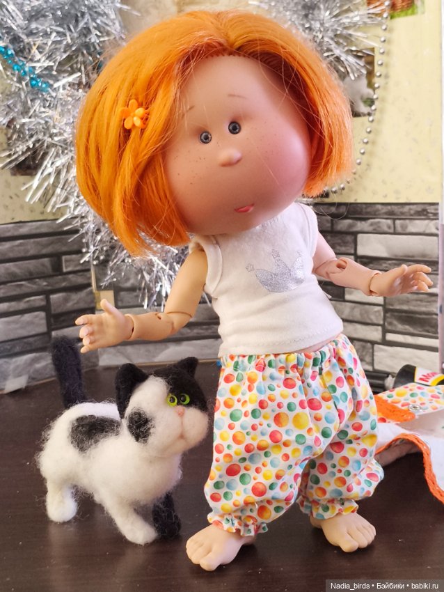 Булочка Мия 30см на бжд-теле (фото 6)