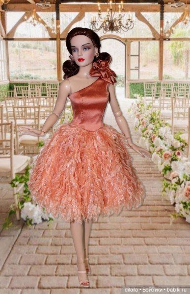 Выкройка PDF в натуральную величину / платье (2 вида юбок) для кукол Тоннер RTB101 и похожих, 40 см (фото 5)