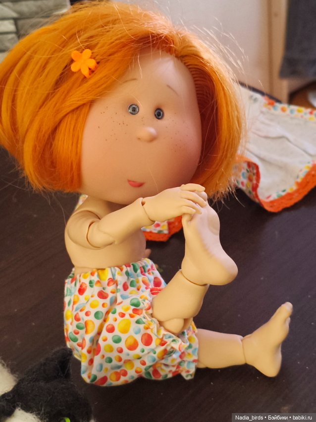 Булочка Мия 30см на бжд-теле (фото 4)