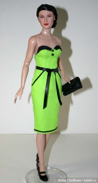 Выкройка PDF в натуральную величину / платье-футляр и болеро для кукол Тоннер RTB101 и похожих, 40см (фото 3)