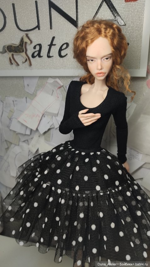 Комплект боди и юбка в горошек (фото 3)