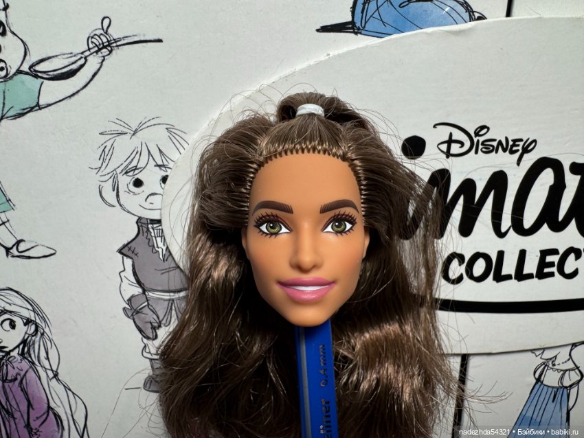 Голова Барби йоги пышки "Безграничные движения" 2024 год (5) (фото 2)