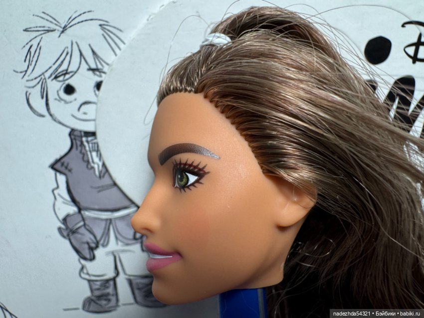 Голова Барби йоги пышки "Безграничные движения" 2024 год (5) (фото 6)