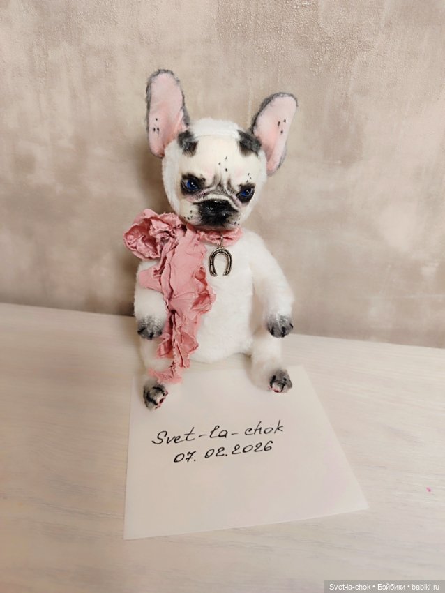 Французский бульдог — Авторские куклы (фото 8)