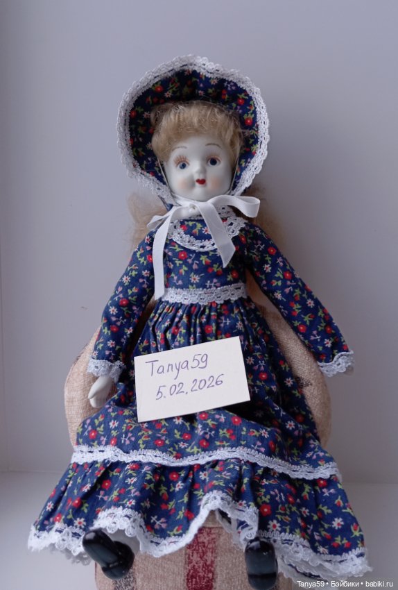 Фарфоровая бюстовая кукла Германия 80-90 е гг