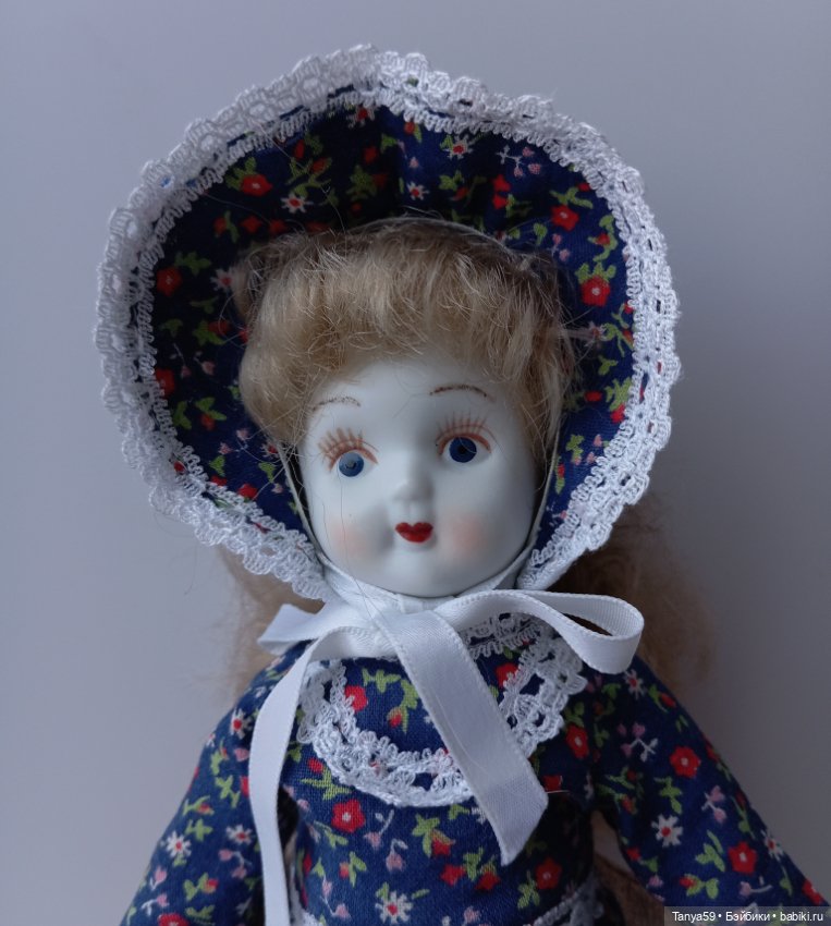 Фарфоровая бюстовая кукла Германия 80-90 е гг (фото 7)