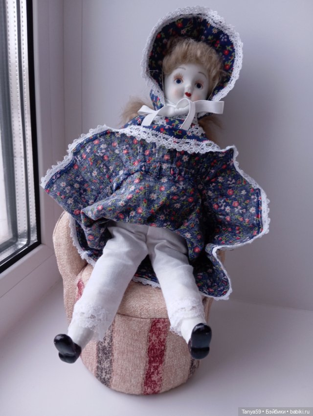 Фарфоровая бюстовая кукла Германия 80-90 е гг (фото 4)