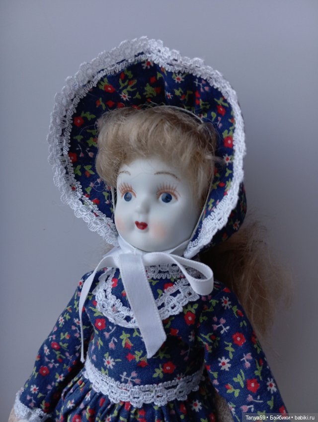 Фарфоровая бюстовая кукла Германия 80-90 е гг (фото 5)