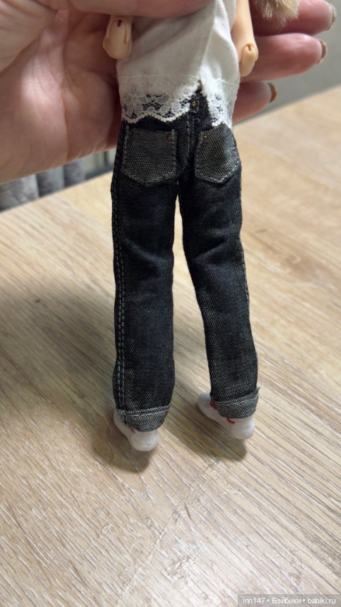 Джинсы на печатных Иден и Войт 19-20 см (фото 3)