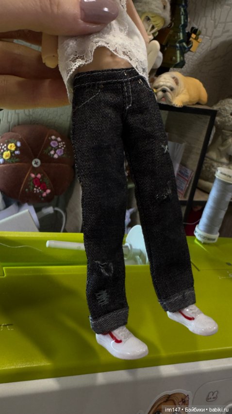 Джинсы на печатных Иден и Войт 19-20 см (фото 2)