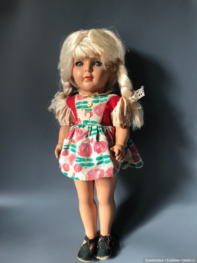 Старинная немецкая кукла паричковая (фото 2)