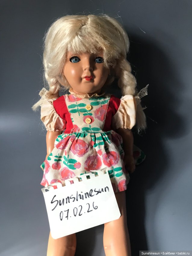 Старинная немецкая кукла паричковая (фото 6)