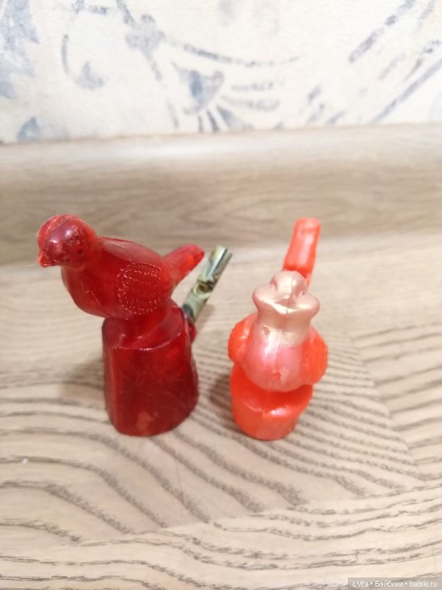 Свистульки птички целлулоид (фото 6)