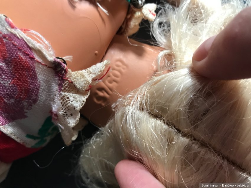 Старинная немецкая кукла паричковая (фото 5)