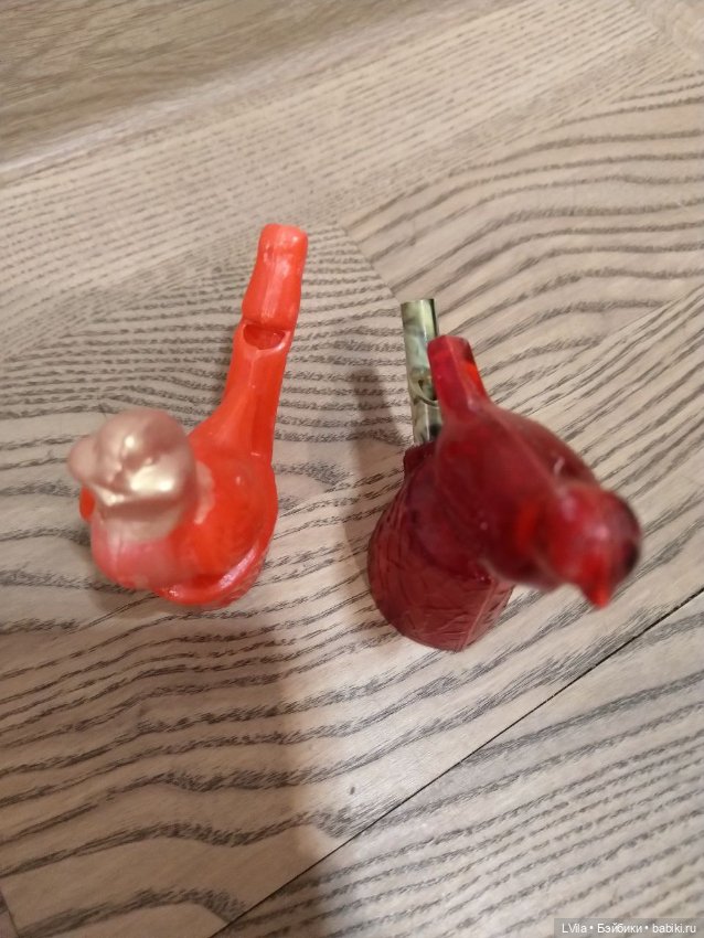 Свистульки птички целлулоид (фото 5)