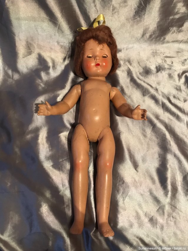 Старинная опилочная Кукла (фото 5)