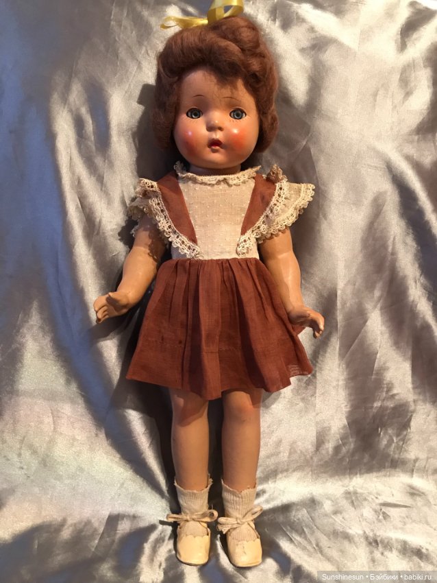 Старинная опилочная Кукла