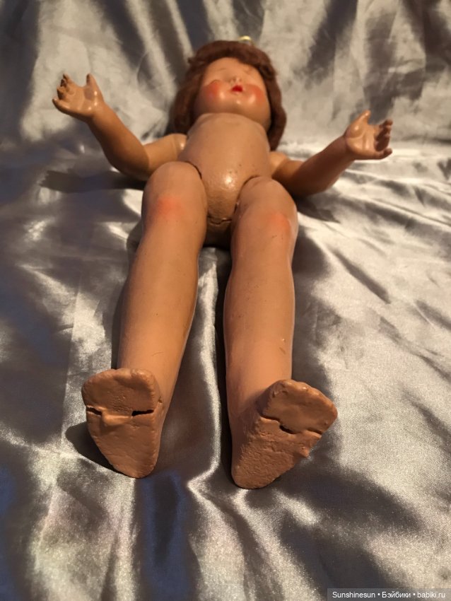 Старинная опилочная Кукла (фото 7)