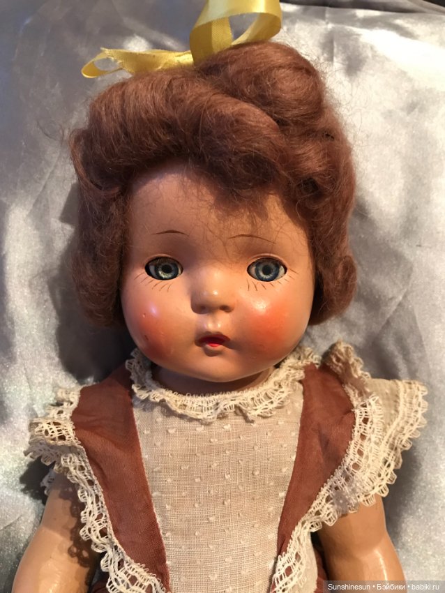 Старинная опилочная Кукла (фото 2)