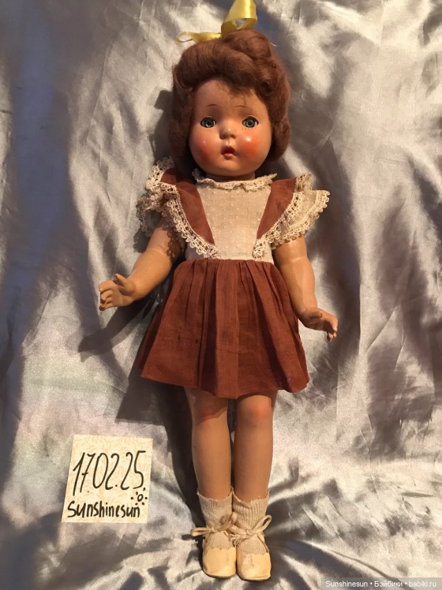 Старинная опилочная Кукла (фото 4)