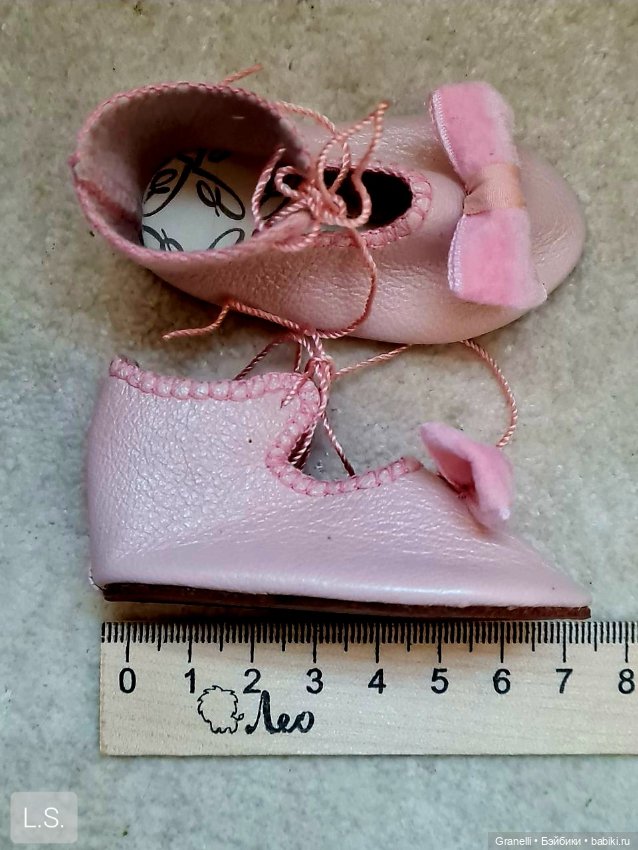 Платье и туфельки для антикварной куклы, комплект (фото 6)