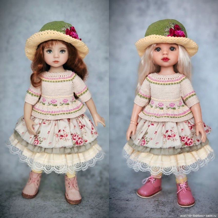 Комплект одежды для куклы Little Darling и Паола Рейна