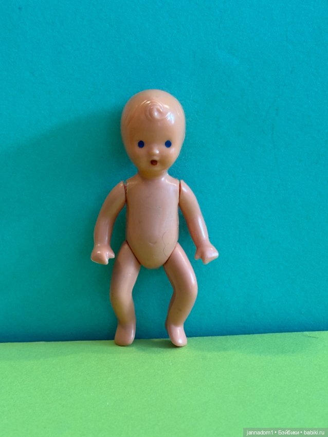 Чешский пупсик из колкого пластика, высота 8,5 см (фото 2)