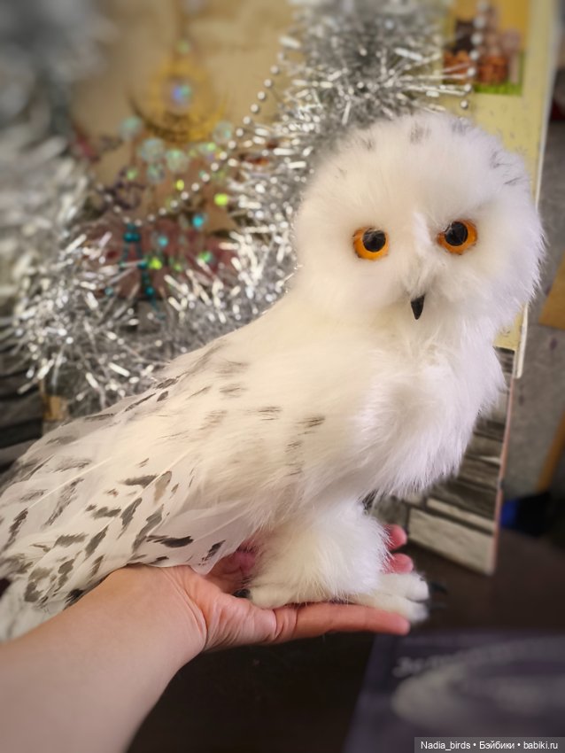 Полярная сова — Авторские игрушки (фото 3)