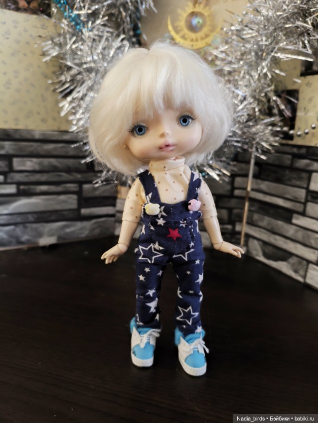 Неля, малышка монст ооак — Игровые куклы