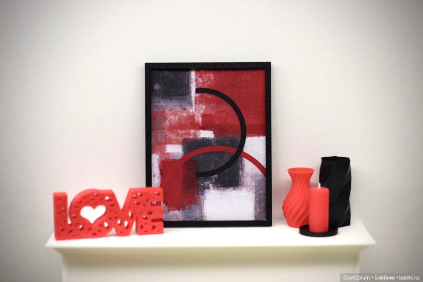 Набор миниатюры красно-черный 1:6 (фото 2)