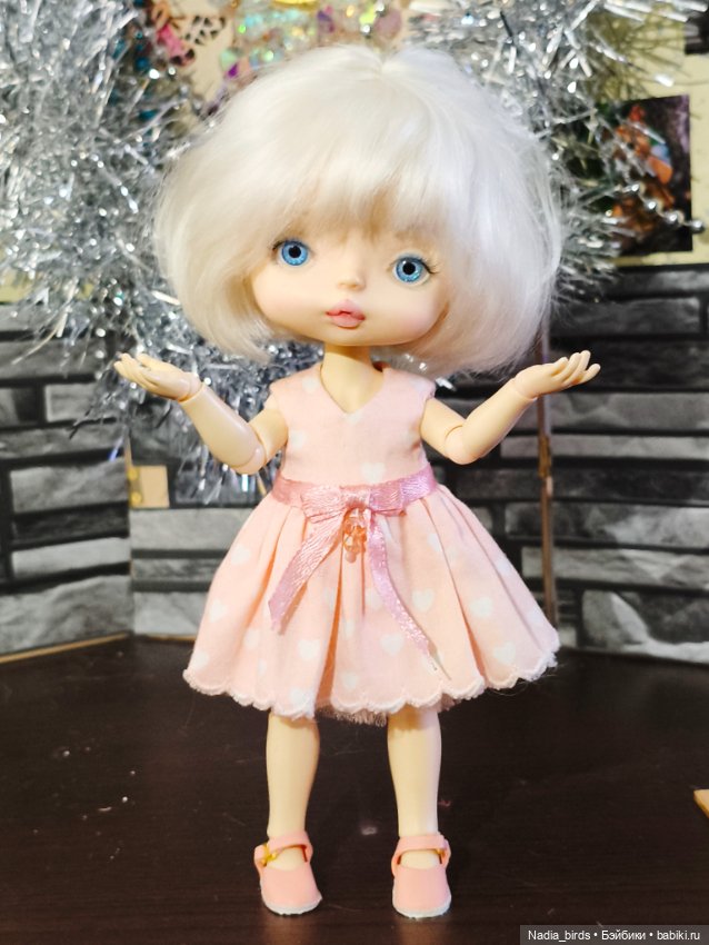 Неля, малышка монст ооак — Игровые куклы