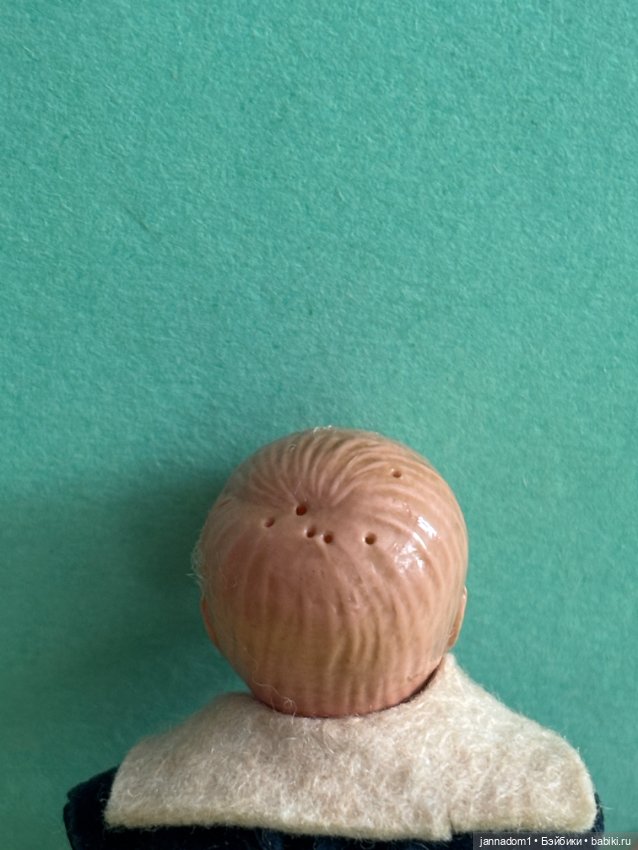 Целлулоидный пупсик Schildkrot довоенный, высота 8 см (фото 5)