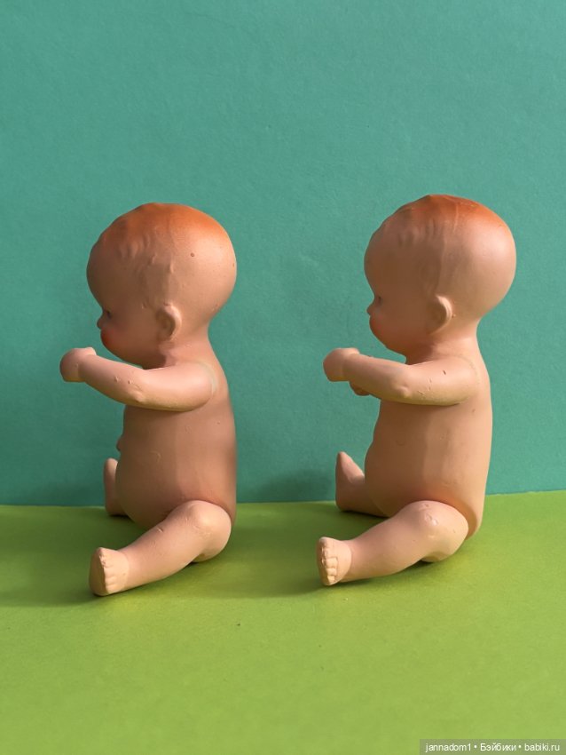 Керамические пупсики Hertwig с рельефными волосами, высота 15 см (фото 7)