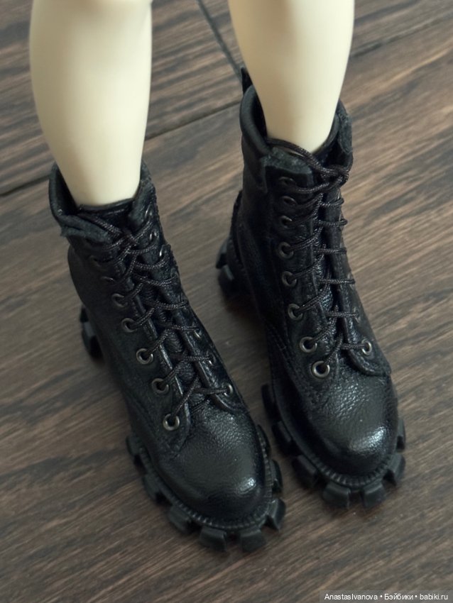 Ботинки кожаные для Pasha mini