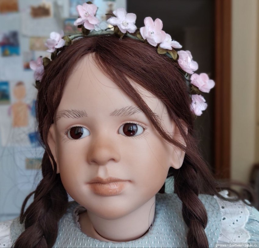 Альберта - фарфоровая кукла от Ruth Treffeisen (фото 8)