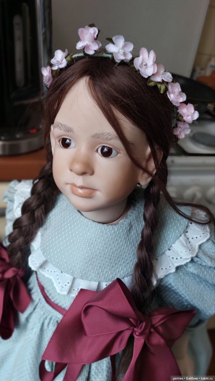 Альберта - фарфоровая кукла от Ruth Treffeisen (фото 7)