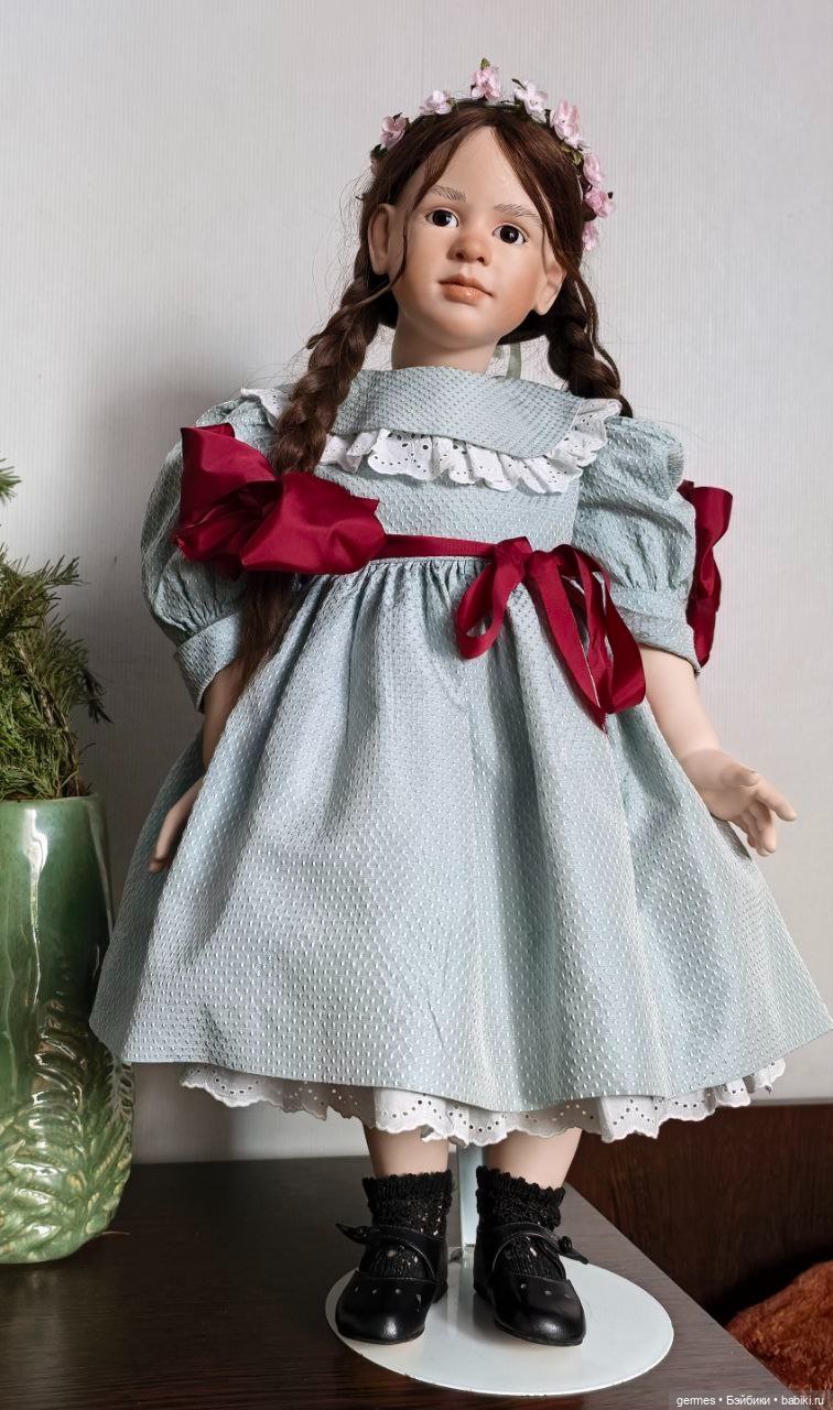 Альберта - фарфоровая кукла от Ruth Treffeisen (фото 3)